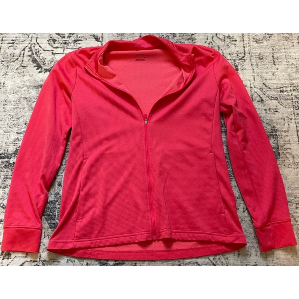Nike Dri-FIT UV Victory Women's Full-Zip Pink Golf Top - Size M (CU9664-604)